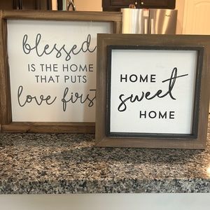 Home decor signs